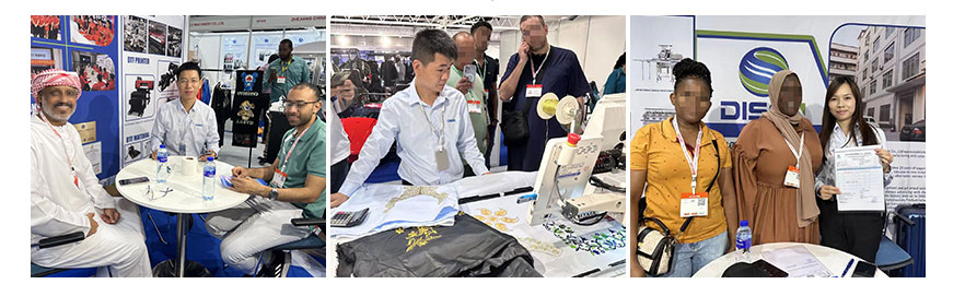 Triển lãm Dubai, ảnh với khách hàng