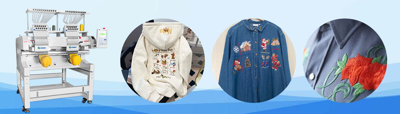 Sơ đồ hiệu ứng máy thêu hai đầu