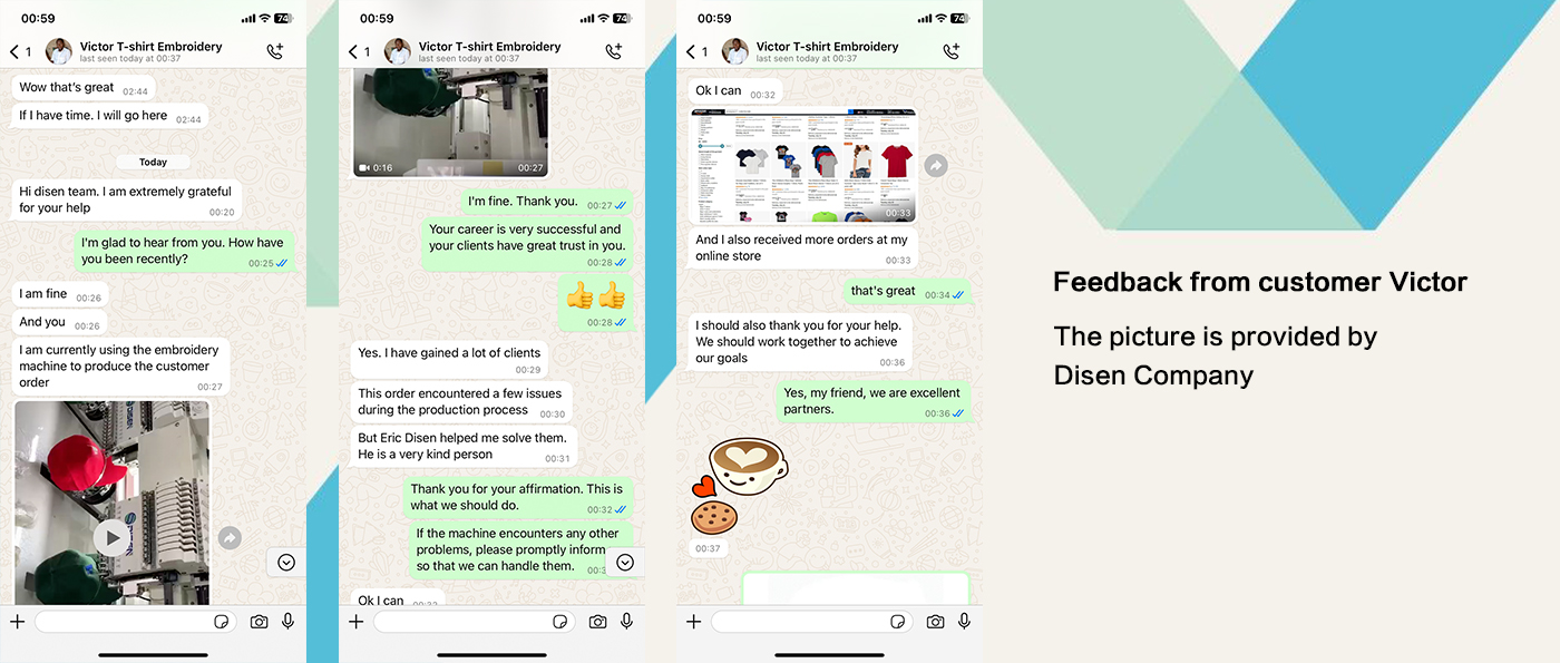 Phản hồi từ Victor khách hàng