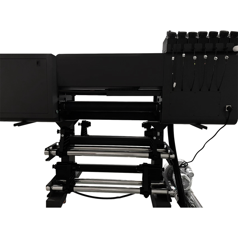 Máy in phim Uv Dtf của nhà sản xuất DS-HY800W Tất cả trong một Máy in nhãn dán Uv Dtf 2 trong 1 A1 60cm có máy ép