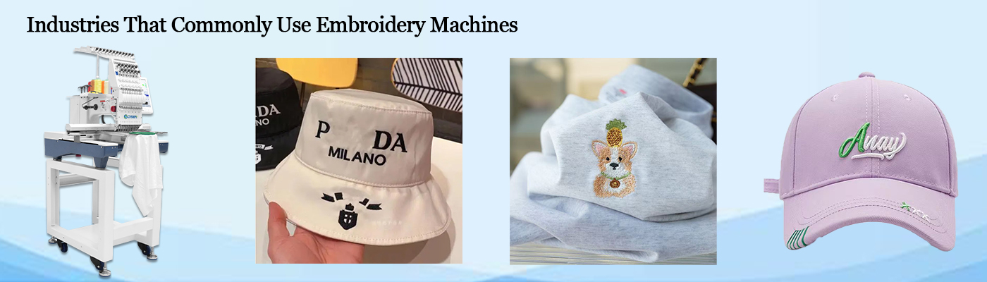 Các ngành công nghiệp thường sử dụng máy thêu