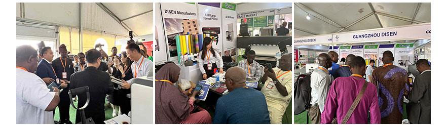 Triển lãm Nigeria, chụp ảnh với khách hàng