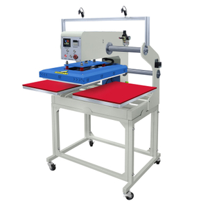 DS-7C Trạm Đôi In Chuyển Nhiệt Bằng Khí Nén Máy Ép Nhiệt Hai Mặt Cho Áo Thun 40*60Cm