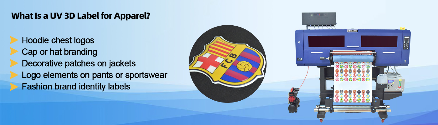 Nh&atilde;n UV 3D cho trang phục l&agrave; g&igrave;