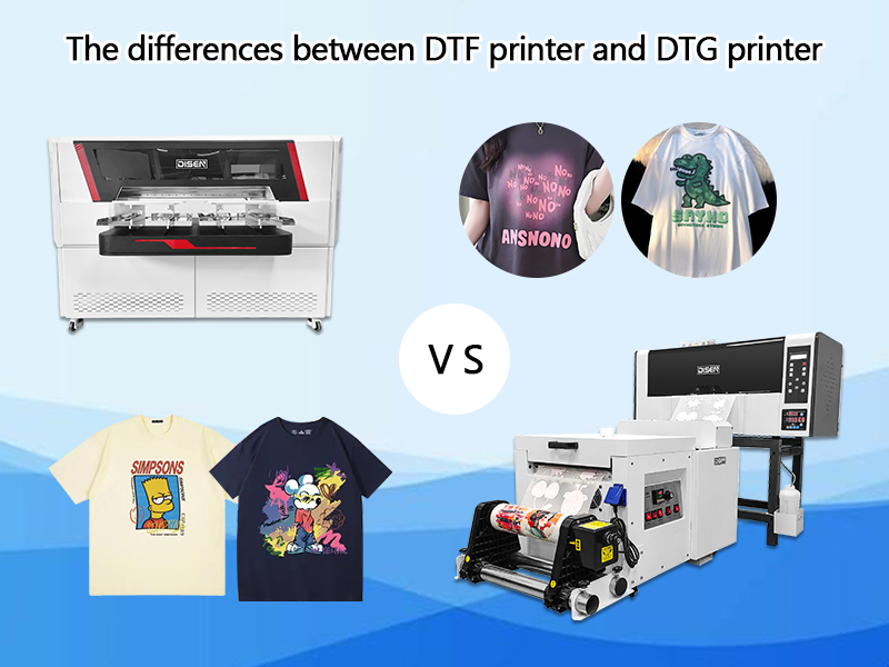 Sự khác biệt giữa máy in DTF và máy in DTG