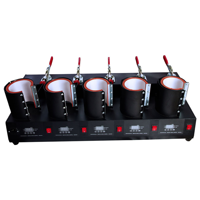 Máy ép nhiệt cốc 5in1 Cốc Combo Máy ép chuyển nhiệt cho cốc thăng hoa