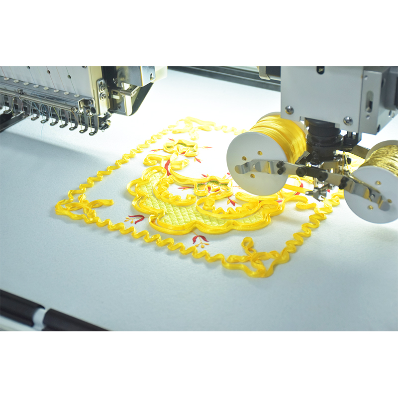 Máy thêu Cording Tape 1200 * 500mm mũ áo thun thêu